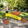 Rowerek biegowy żółty 4-kołowy dla dzieci na urodziny Podgląd zdjęcia produktu 3
