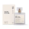 A bottle of perfume and its packaging are displayed against a white background. Produktbild-Vorschau