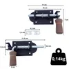 Diagrams showing the dimensions of two different types of door bolts, along with a weight indicator. Produktbild-Vorschau