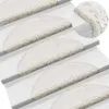 vidaXL Rohože na schody 15 ks Biele 56x17x3 cm - rohože na Náhľad obrázku produktu 13