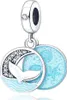 Charms Silber Anhänger Beads Wal und See für DIY Armband Produktbild-Vorschau 1