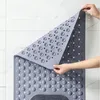 Duschmatte - Grau - 70x36 cm - Rutschfeste Badewannenmatte Produktbild-Vorschau 4