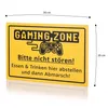 FunX Gaming Zone Schild - Wandschild Zocken als Produktbild-Vorschau 2