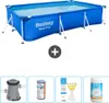 Bestway Rectangular Steel Pro Swimmingpool – 300 x 201 x 66 Produktbild-Vorschau 1