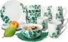 Eukalyptus 18dílná snídaňová sada porcelán 6 osob talíř Náhled obrázku produktu 1