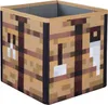Aufbewahrungsbox 2er Set - 27 x 27 cm - Braun - Grün - Produktbild-Vorschau 3