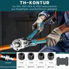 Profi Presszange V-Kontur und TH-Kontur mit Rohrabschneider Produktbild-Vorschau 3
