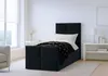 AX LIVING Boxspringbett Schwarz Aleyna Bett 90 x 200 mit Produktbild-Vorschau 1