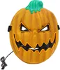LED Halloween Kürbismaske mit 3 Leuchtmodi – Leuchtende Produktbild-Vorschau 2