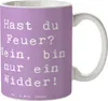 Mr. & Mrs. Panda Kaffeebecher Spruch Widder Feuer - Produktbild-Vorschau 1
