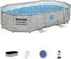 BESTWAY ovaler Röhrenpool 4,88 x 3,05 x 1,07 m Power Steel Produktbild-Vorschau 1