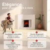Cheminée électrique KAMINIO LENI - Poêle électrique avec Voir les images du produit 2