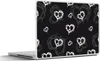 MuchoWow® Laptop Aufkleber Sticker Cover Muster - Herz - Produktbild-Vorschau 1