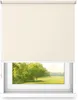 A roller blind is shown partially covering a window with a view of trees and a field. Anteprima dell’immagine prodotto