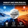 4 x CR1220 WILHELM Blister Lithium Knopfzelle 3V 40mAh Produktbild-Vorschau 4