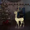 vidaXL LED-Rentier Acryl Weihnachtsdekoration 140 LEDs 128 Produktbild-Vorschau 2