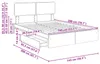 vidaXL Aufbewahrungsbett Sonoma-Eiche 140 x 200 cm Produktbild-Vorschau 8