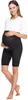 Be Mammy Damen Kurze Umstandsleggings BE20-259 (Schwarz, L) Produktbild-Vorschau 4