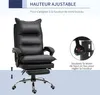 Vinsetto Fauteuil de bureau, chaise bureau ergonomique en Voir les images du produit 3