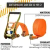 Safetytex 10x Spanngurt 5 Meter 50mm 4000kg 2tlg LKW Produktbild-Vorschau 2