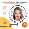 Goliving Make-up-Spiegel mit Beleuchtung - Ø25 cm - Produktbild-Vorschau 2