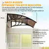 Tettoia Outsunny per porta d'ingresso 75 x 100 cm tettoia Anteprima dell’immagine prodotto 7