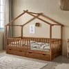 Petite Amélie Hausbett Maison - 90x200 cm - Walnuss– Produktbild-Vorschau 1