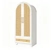 Kledingkast 70 x 55 x 170 cm, witte kledingkast met dubbele Productafbeelding-voorbeeld 6