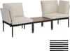 tectake® Aluminium Gartenlounge-Set Magaluf 5 in 1 Produktbild-Vorschau 1