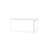 STIV Möbel | Hängender Nachttisch Weiß Hochglanz 45x32x19 Produktbild-Vorschau 5