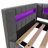 Merax denná posteľ Denná posteľ 90x200 cm, hydraulický Náhľad obrázku produktu 13