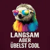 Langsam aber übelst cool Faultier Sonnenbrille Regenbogen Produktbild-Vorschau 3