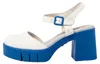 Art Sandalen mit Absatz Damen 1991 NAPPA WHITE-BLUE / Produktbild-Vorschau 1
