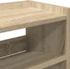 vidaXL Botník Sonoma dub 80x25x62 cm Materiál na bázi dřeva Náhled obrázku produktu 7
