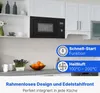 Bomann 3in1 Einbau Mikrowelle mit Grill und Heißluft | 25L Produktbild-Vorschau 3
