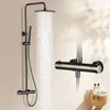 Domotechnika | Sprchová baterie Falcade - 118 cm - černá Náhled obrázku produktu 2