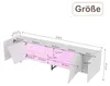 INONEFT, mobile TV da 220 cm, basso mobile con Anteprima dell’immagine prodotto 2