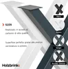 HOLZBRINK Gamba da tavolo in metallo a forma di X | Anteprima dell’immagine prodotto 5