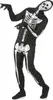 Halloween Skelettkostüm für Herren schwarz-weiss - M/L Produktbild-Vorschau 2