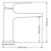 Mexen Lynx R62 Badewannenset, Gold - 745903R62-50 Produktbild-Vorschau 2