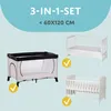 Spannbettlaken Kinderwagen 3er Set 60x120 cm Gummizug Produktbild-Vorschau 3