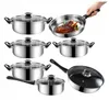 Topfset 12 Teile Edelstahl Kochtopf Set Mit Pfanne Und Produktbild-Vorschau 1
