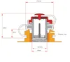 Sevylor Boston Ventile | 2 Stücke mit 4 Kappen Produktbild-Vorschau 4