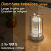 Tragbare Innen-/Außentischlampe aus Metall, kabellose Produktbild-Vorschau 6