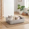 FEANDREA Katzenklo Edelstahl, Katzentoilette mit Schaufel, Produktbild-Vorschau 2