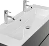 Badmöbel Doppel-Waschtisch 2 Hahn Limes 120 cm Grafit Produktbild-Vorschau 4