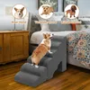 Scala per cani, altezza 60 cm, 6 gradini, colore grigio, Anteprima dell’immagine prodotto 3