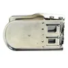 A close-up, top-down view of a metal SIM card adapter on a white background. Produktbild-Vorschau