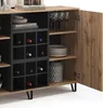 Kommode Vicco Amber Braun 38 x 100 cm mit 2 Türen, Model Produktbild-Vorschau 6