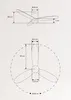 CREATE - WIND LITE - 40W leiser Deckenventilator Ø132 cm Produktbild-Vorschau 8